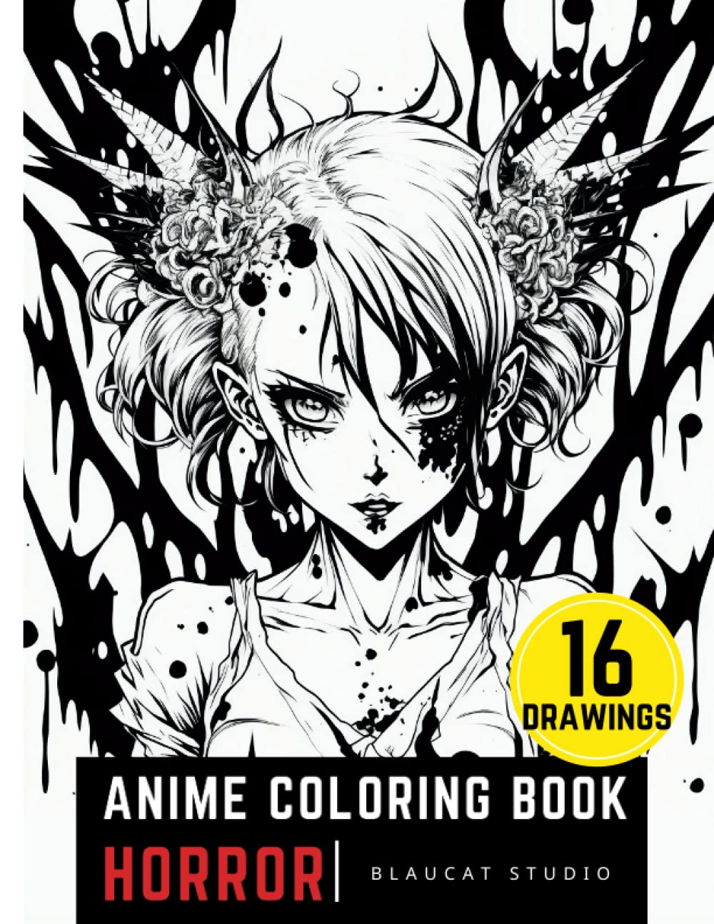 Anime coloring book for adults (Horror): Adult anime horror coloring book for stress relief and relaxation (Independently published)
Anime coloring book for adults (Horror): Adult anime horror coloring book for stress relief and relaxation (Independently published)