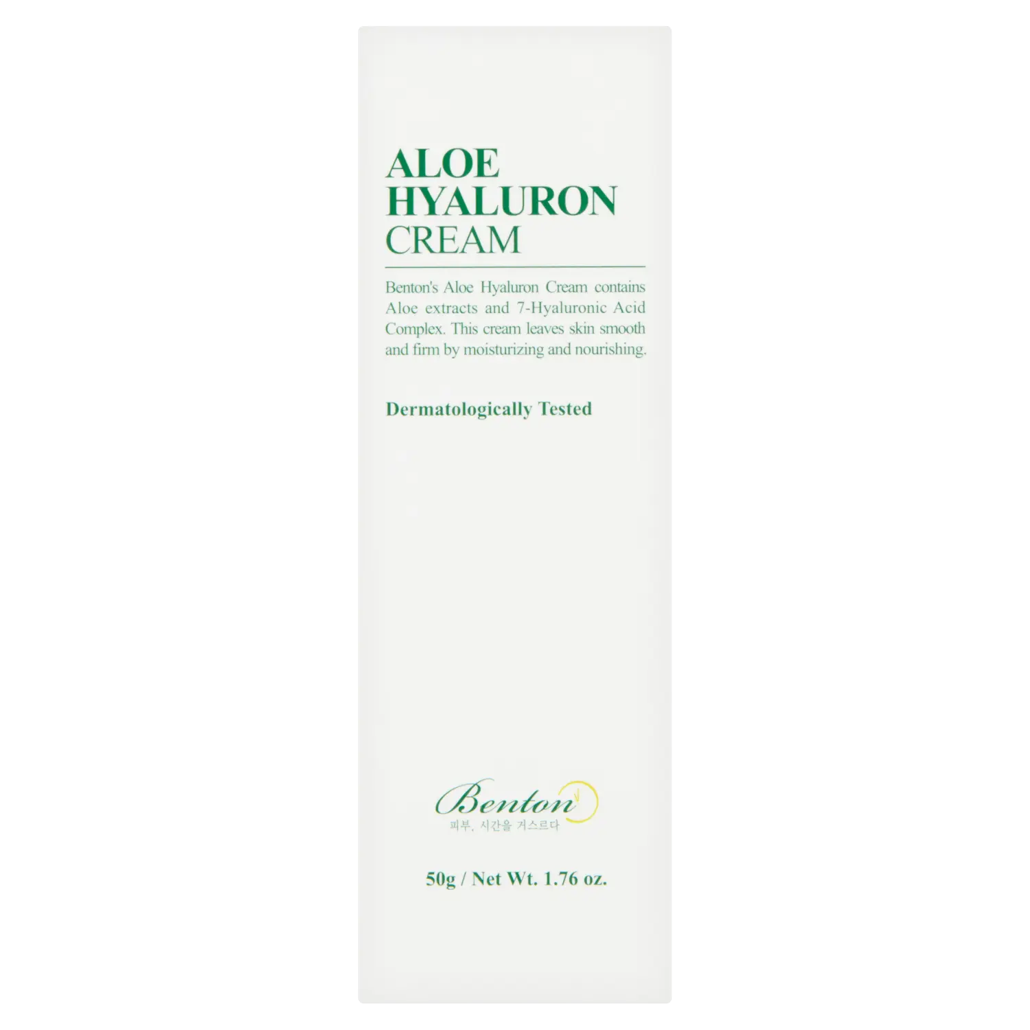 Benton Aloe крем для лица с гиалуроновой кислотой, 50 г 
Benton Aloe крем для лица с гиалуроновой кислотой, 50 г