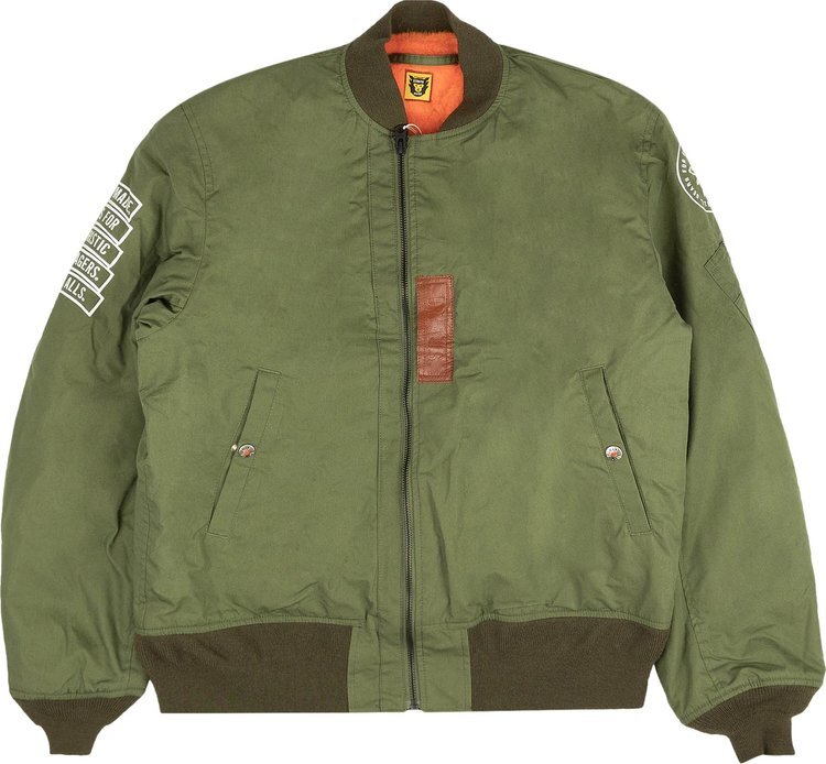 Куртка Human Made Flight Jacket 'Olive', зеленый
Куртка Human Made Flight Jacket 'Olive', зеленый