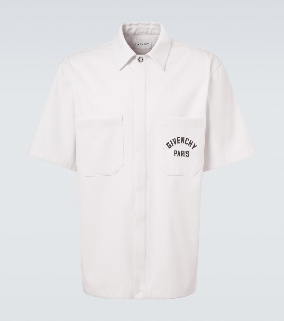 Парижская хлопковая рубашка для боулинга Givenchy, слоновая кость
Парижская хлопковая рубашка для боулинга Givenchy, слоновая кость