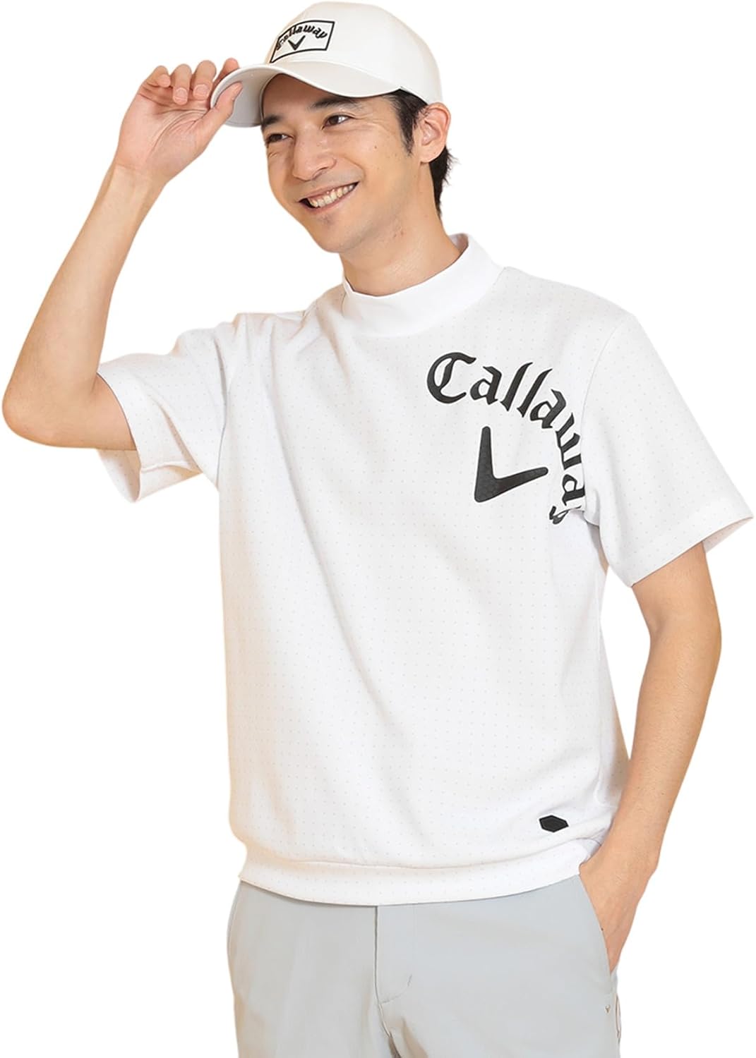 Мужская толстовка Callaway C25117102 с коротким рукавом и высоким воротником (в горошек) / для гольфа Ping, белый
Мужская толстовка Callaway C25117102 с коротким рукавом и высоким воротником (в горошек) / для гольфа Ping, белый