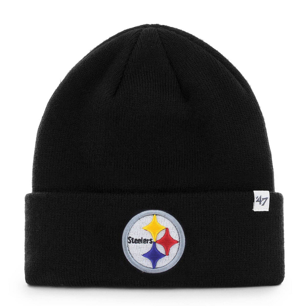 Мужская базовая вязаная шапка с манжетами черного цвета '47 Pittsburgh Steelers Primary Lids
Мужская базовая вязаная шапка с манжетами черного цвета '47 Pittsburgh Steelers Primary Lids