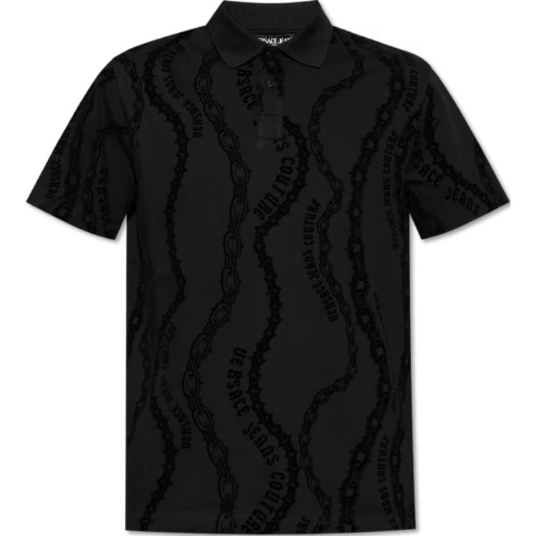 Джерси поло с коротким рукавом VERSACE JEANS COUTURE, черный
Джерси поло с коротким рукавом VERSACE JEANS COUTURE, черный