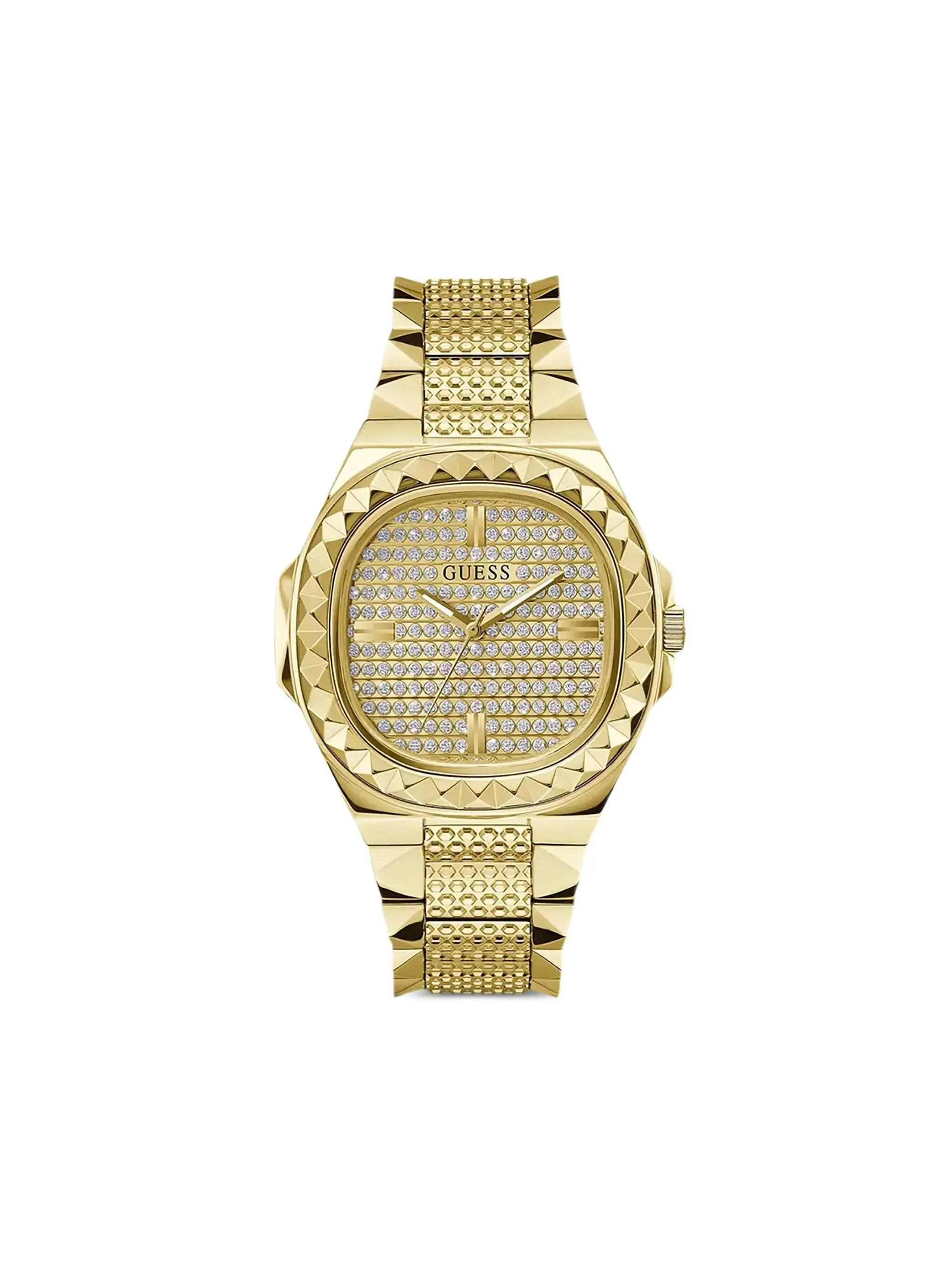 Наручные часы 42 мм с заклепками Guess Usa, золотистый
Наручные часы 42 мм с заклепками Guess Usa, золотистый