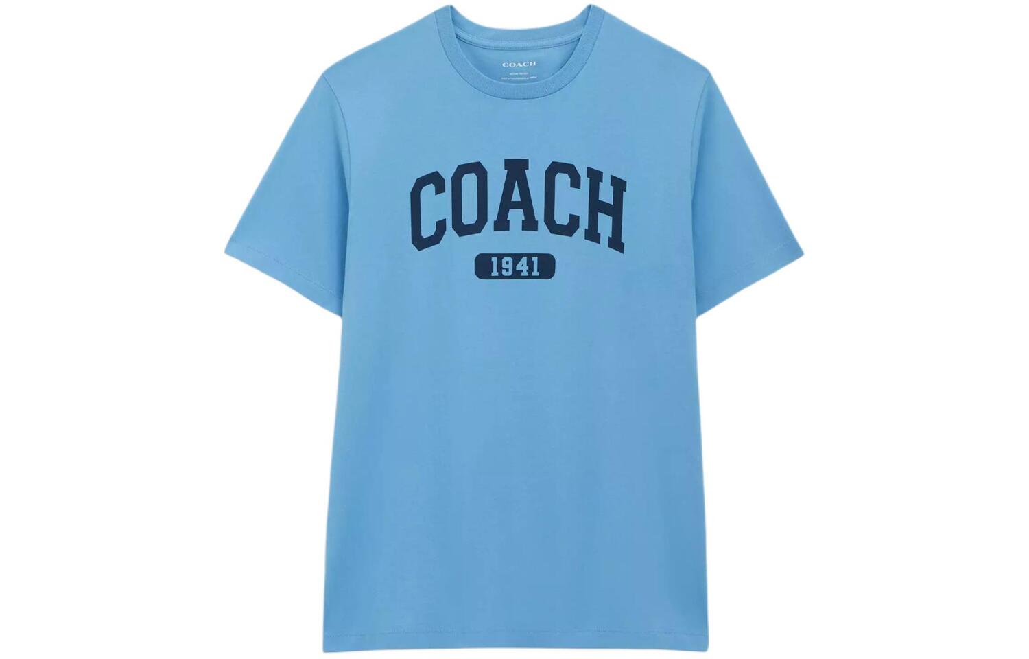 Футболка мужская синяя Coach, синий
Футболка мужская синяя Coach, синий