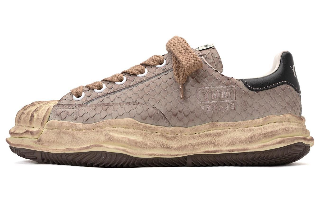 Blakey Стильные мужские кеды для скейтбординга с низким верхом коричневого цвета Mihara Yasuhiro 
Blakey Стильные мужские кеды для скейтбординга с низким верхом коричневого цвета Mihara Yasuhiro