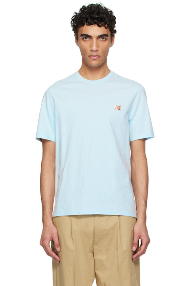 Футболка с нашивкой «Голова голубой лисы» Maison Kitsuné
Футболка с нашивкой «Голова голубой лисы» Maison Kitsuné