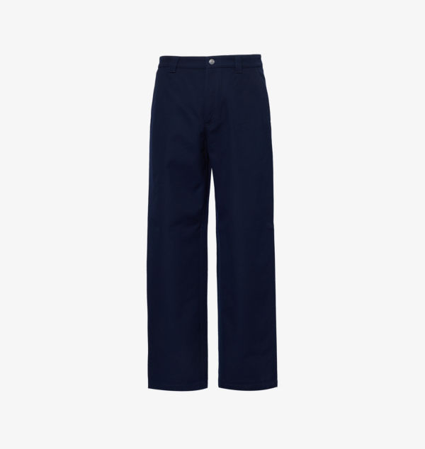 Брюки Regular-Fit из хлопчатобумажной ткани с монограммным узором Gucci, черный 
Брюки Regular-Fit из хлопчатобумажной ткани с монограммным узором Gucci, черный