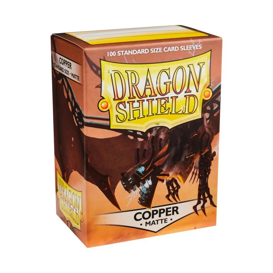 Стандартные рукава – матовая медь (100), Dragon Shield - Card Sleeves - Standard Matte
Стандартные рукава – матовая медь (100), Dragon Shield - Card Sleeves - Standard Matte