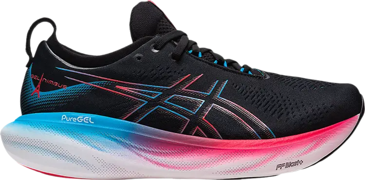 Кроссовки Gel Nimbus 25 'Black Electric Red', черный
Кроссовки Gel Nimbus 25 'Black Electric Red', черный