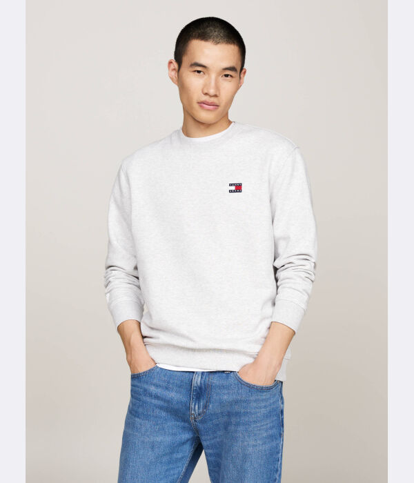 Толстовка мужская Tommy Jeans с логотипом, серый 
Толстовка мужская Tommy Jeans с логотипом, серый