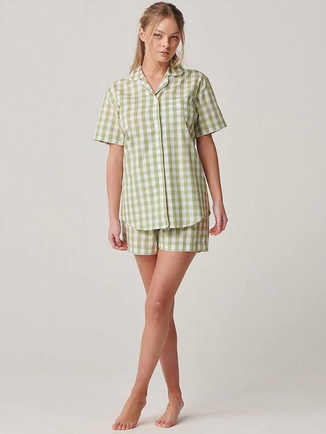 Комплект пижамы из хлопка с короткими штанами British Boxers, Field Green
Комплект пижамы из хлопка с короткими штанами British Boxers, Field Green