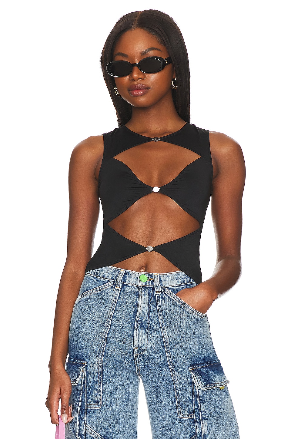 Топ OW Collection Chiara, черный
Топ OW Collection Chiara, черный