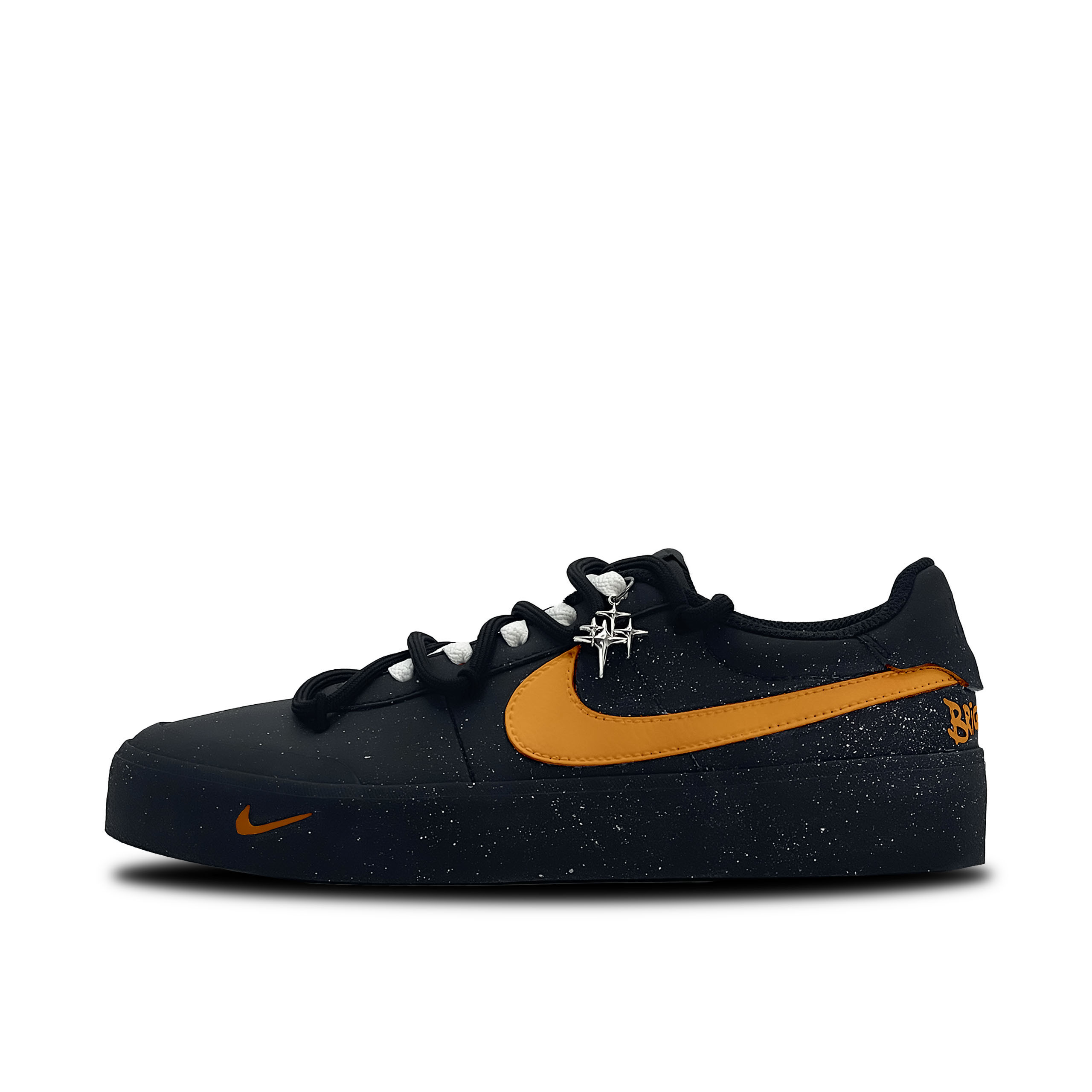 Nike Кроссовки Court Shot Orange & Feather, износостойкие, низкие, для скейтбординга, мужские, черные, белые, оранжевые
Nike Кроссовки Court Shot Orange & Feather, износостойкие, низкие, для скейтбординга, мужские, черные, белые, оранжевые