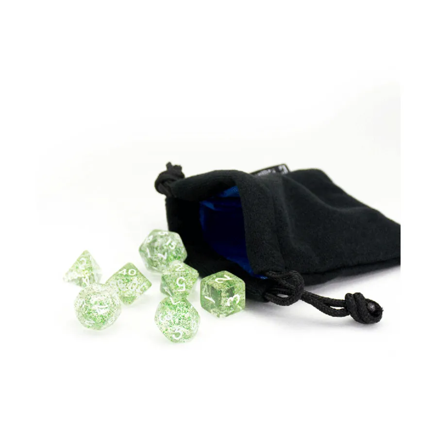 Зеленая блестка с белым (7), Dice - 7 Piece Poly Sets - Glitter/Sparkle (Easy Roller Dice)
Зеленая блестка с белым (7), Dice - 7 Piece Poly Sets - Glitter/Sparkle (Easy Roller Dice)