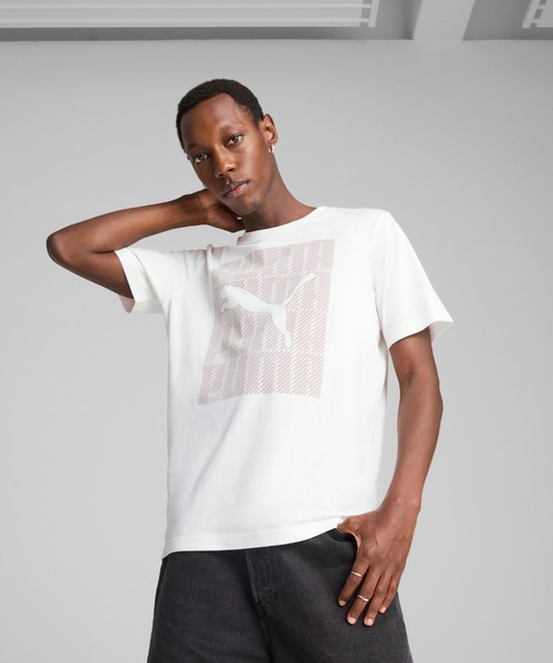 Мужская футболка с коротким рукавом, графический принт PUMA, белый
Мужская футболка с коротким рукавом, графический принт PUMA, белый