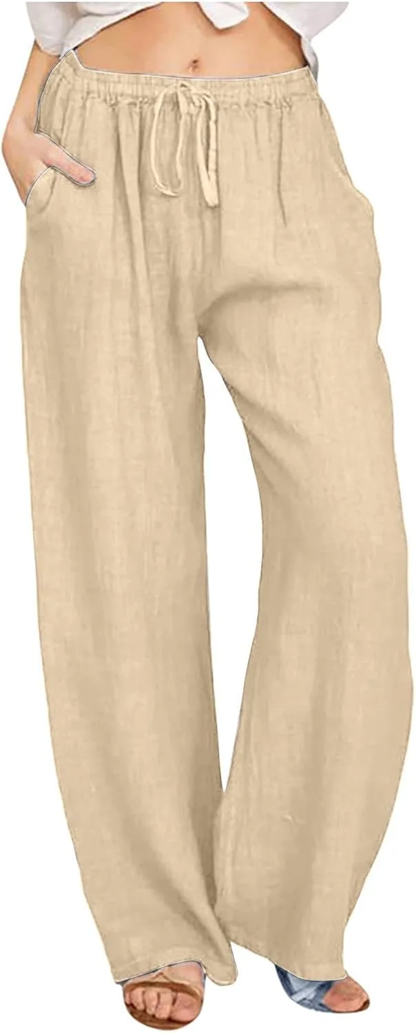 Женские летние эластичные брюки-палаццо с высокой талией
Женские летние эластичные брюки-палаццо с высокой талией