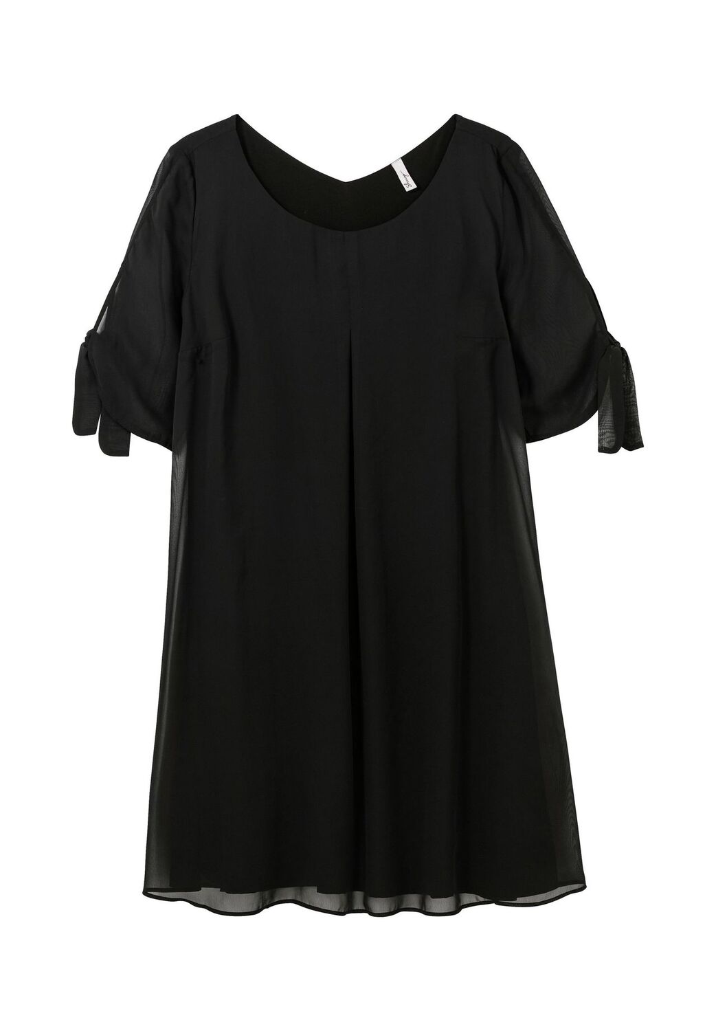 Многослойное шифоновое платье А-силуэта sheego, черный
Многослойное шифоновое платье А-силуэта sheego, черный