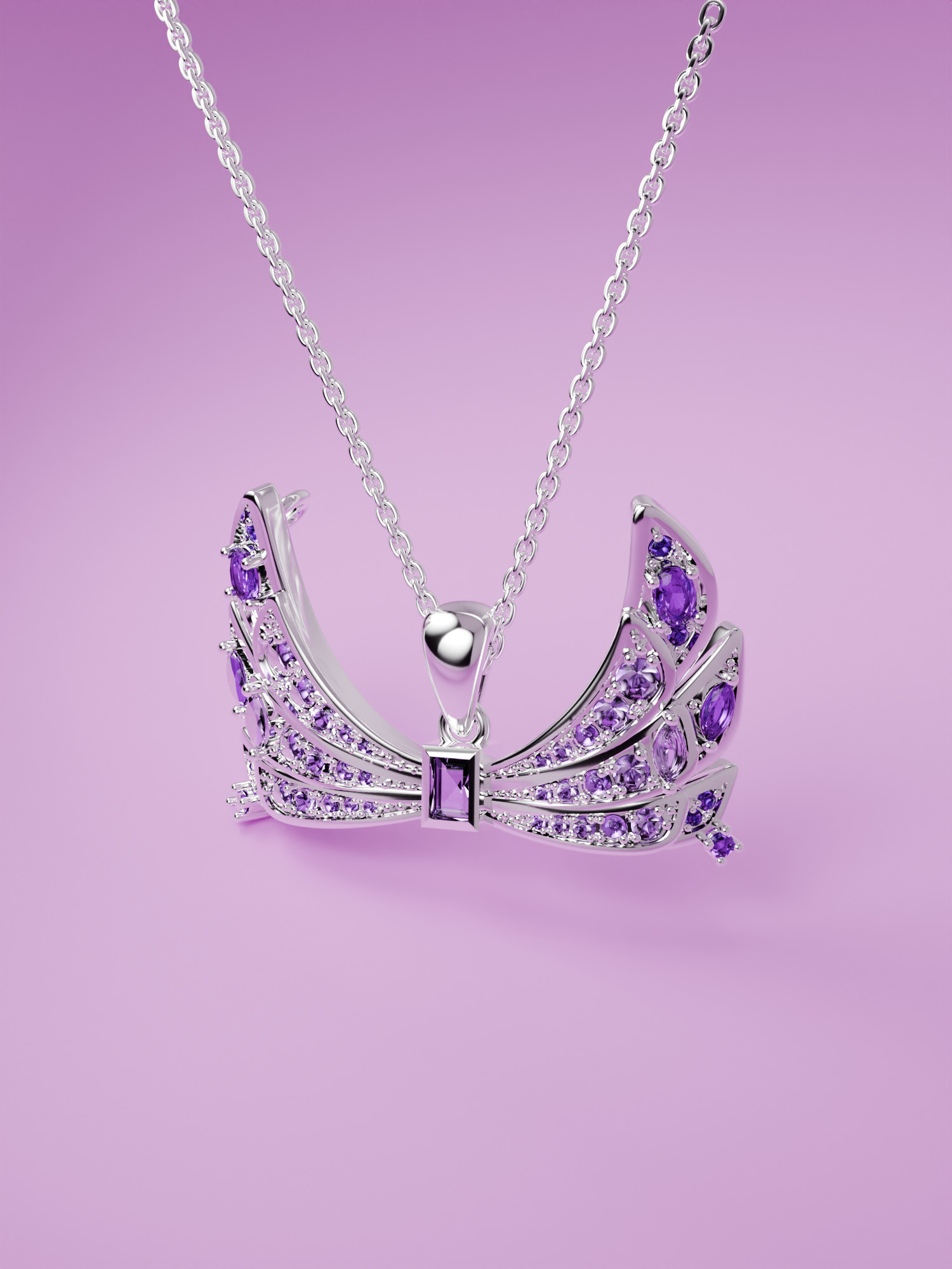 Колье Winx Club X Gadget4entertainment Tecna Enchantix, серебро 
Колье Winx Club X Gadget4entertainment Tecna Enchantix, серебро