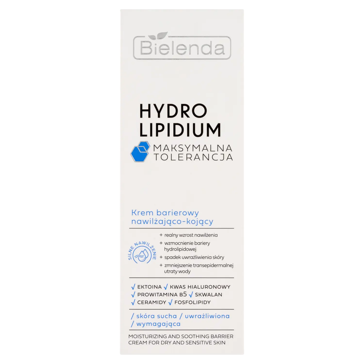 Увлажняющий и успокаивающий защитный крем для лица Bielenda Hydro Lipidium, 50 мл
Увлажняющий и успокаивающий защитный крем для лица Bielenda Hydro Lipidium, 50 мл