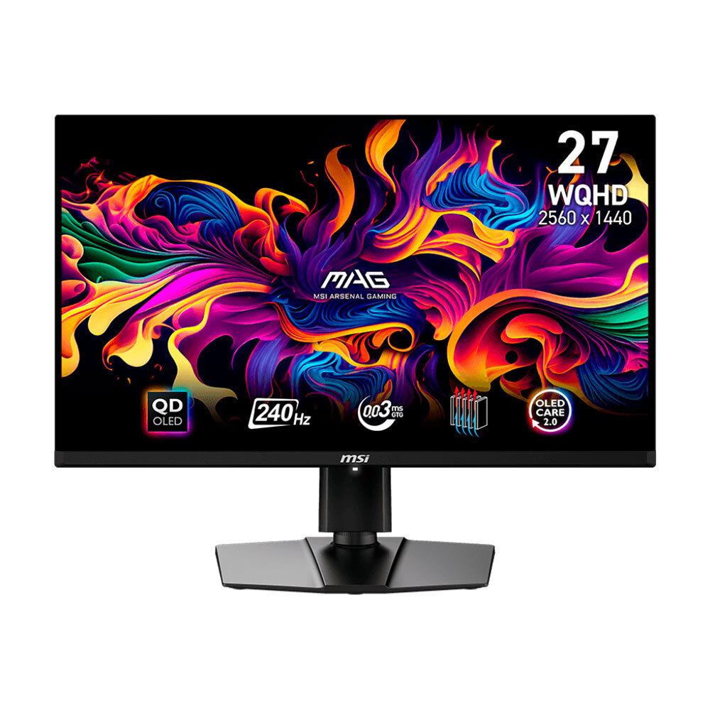 Монитор игровой MSI MAG 271QPX E2, 27", WQHD 2560х1440, 240 Гц, QD-OLED, черный
Монитор игровой MSI MAG 271QPX E2, 27", WQHD 2560х1440, 240 Гц, QD-OLED, черный