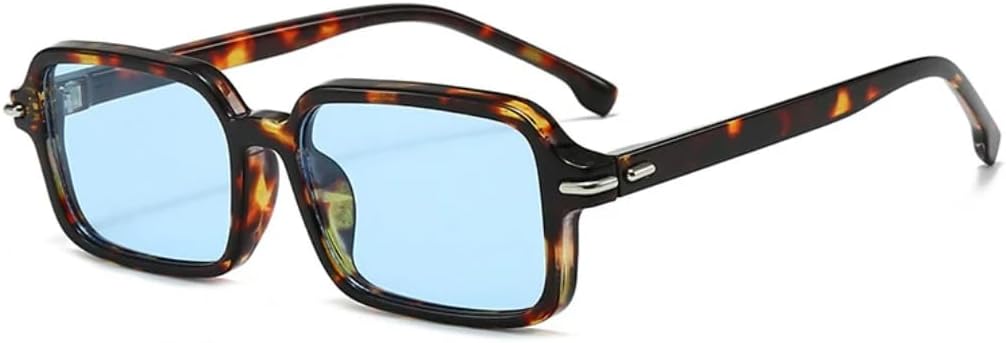 Модные солнцезащитные очки конфетных цветов для женщин с защитой от УФ-излучения UV400, ретро-заклепками, для мужчин, трендовый леопардовый принт TYUVIVO, Leopard Blue
Модные солнцезащитные очки конфетных цветов для женщин с защитой от УФ-излучения UV400, ретро-заклепками, для мужчин, трендовый леопардовый принт TYUVIVO, Leopard Blue