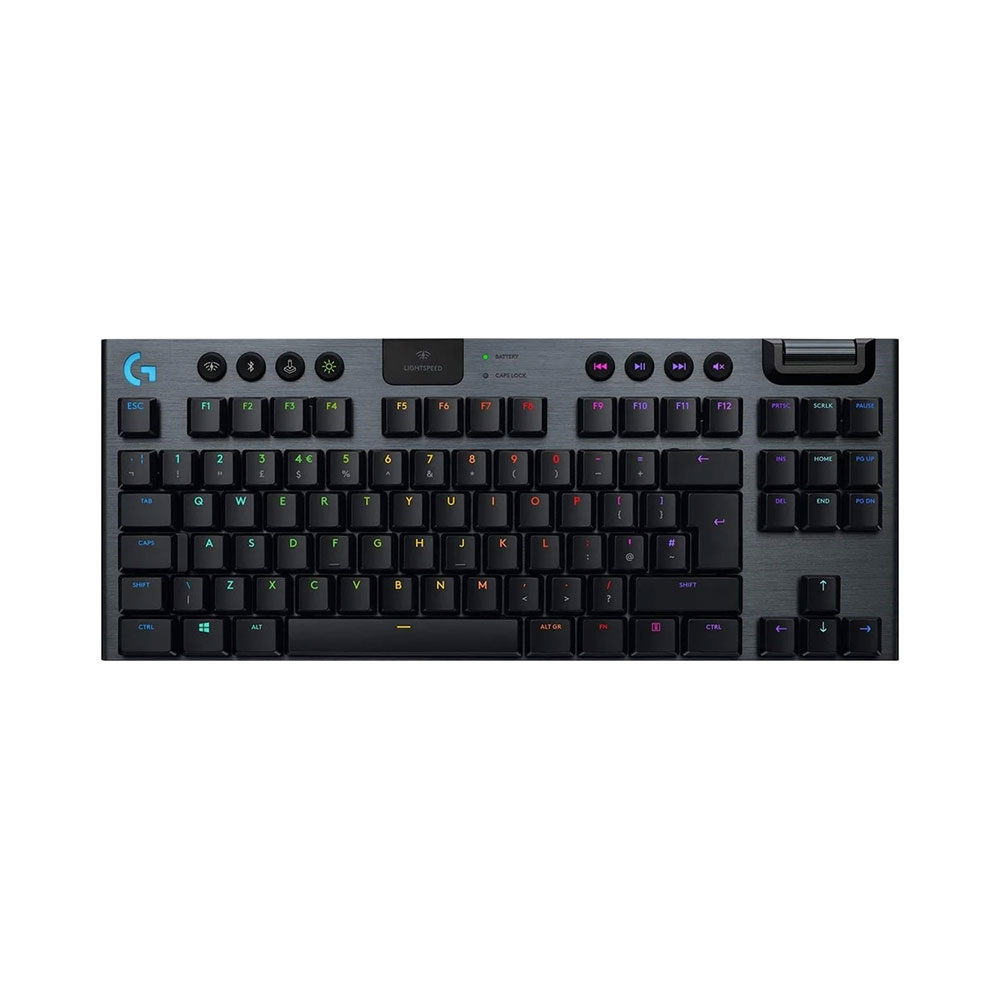 Игровая клавиатура Logitech G915 X Lightspeed TKL, Click, беспроводная, чёрный
Игровая клавиатура Logitech G915 X Lightspeed TKL, Click, беспроводная, чёрный