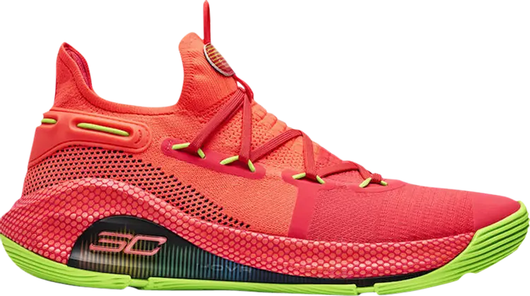 Кроссовки Under Armour Curry 6 Roaracle, красный 
Кроссовки Under Armour Curry 6 Roaracle, красный