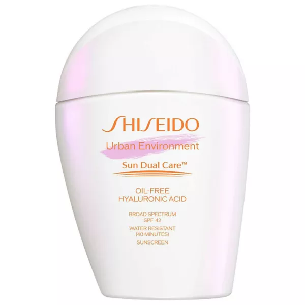 Солнцезащитный крем для лица с гиалуроновой кислотой, без содержания масел, для городской среды Shiseido, объем 48 мл
Солнцезащитный крем для лица с гиалуроновой кислотой, без содержания масел, для городской среды Shiseido, объем 48 мл