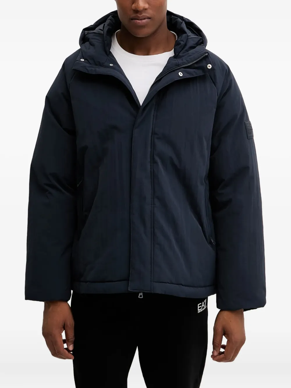 Куртка на молнии с капюшоном Ea7 Emporio Armani, синий
Куртка на молнии с капюшоном Ea7 Emporio Armani, синий