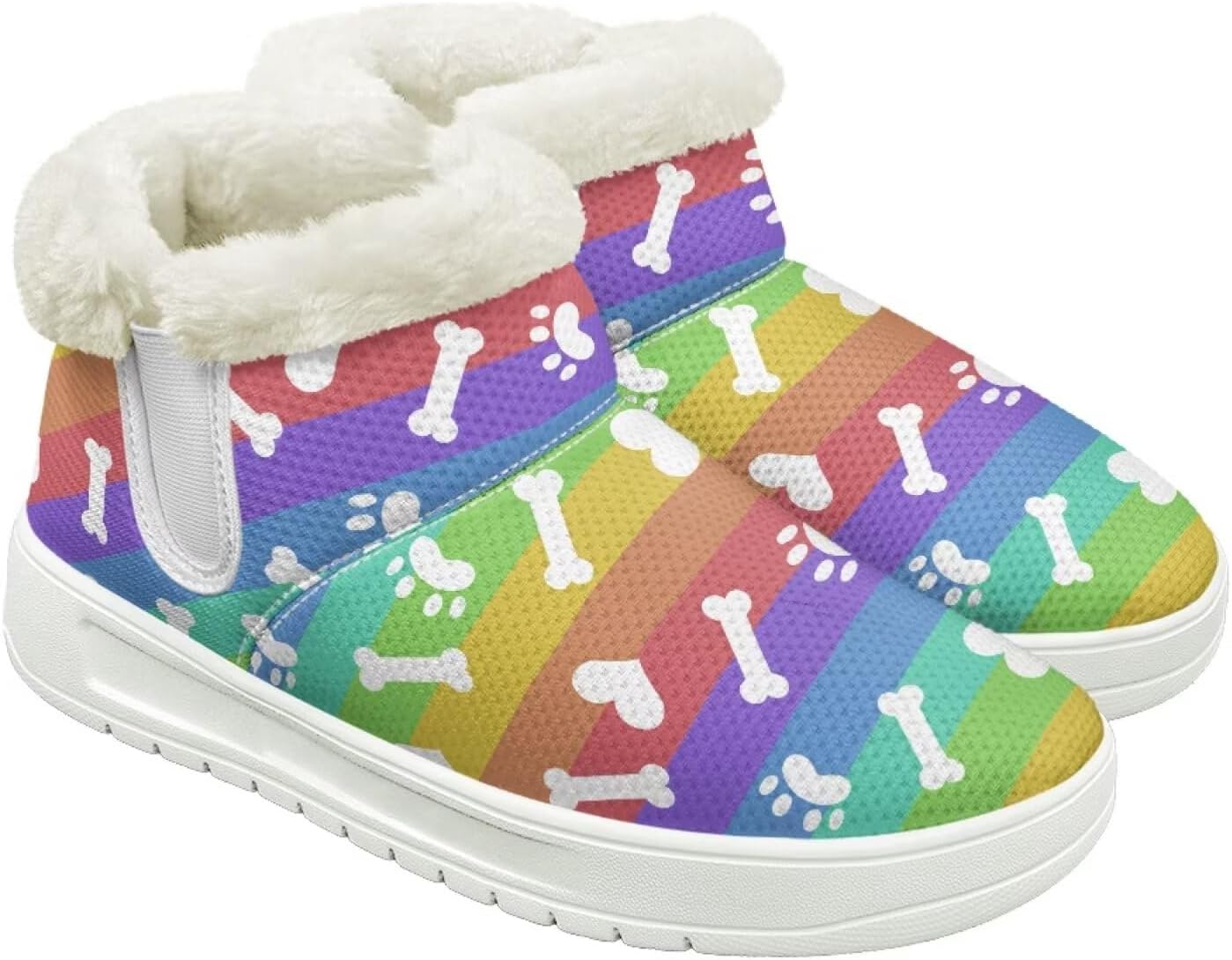 Зимние ботинки для женщин и мужчин, слипоны, снежные туфли, для походов и путешествий, для ходьбы, с нескользящей резиновой подошвой, модный подарок Cugasmaru, Dog Bone Colorful
Зимние ботинки для женщин и мужчин, слипоны, снежные туфли, для походов и путешествий, для ходьбы, с нескользящей резиновой подошвой, модный подарок Cugasmaru, Dog Bone Colorful