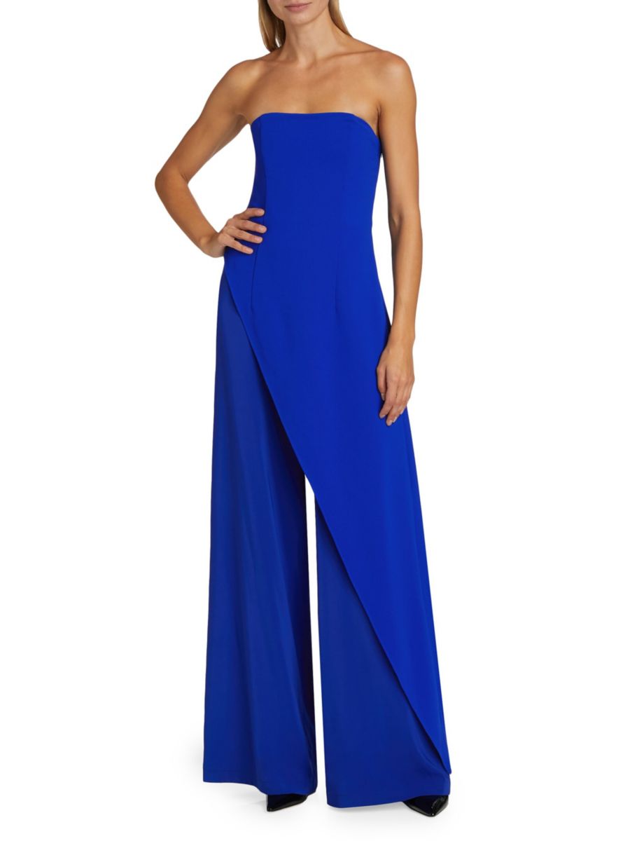 Комбинезон без бретелек Alondra Alice + Olivia, синий
Комбинезон без бретелек Alondra Alice + Olivia, синий