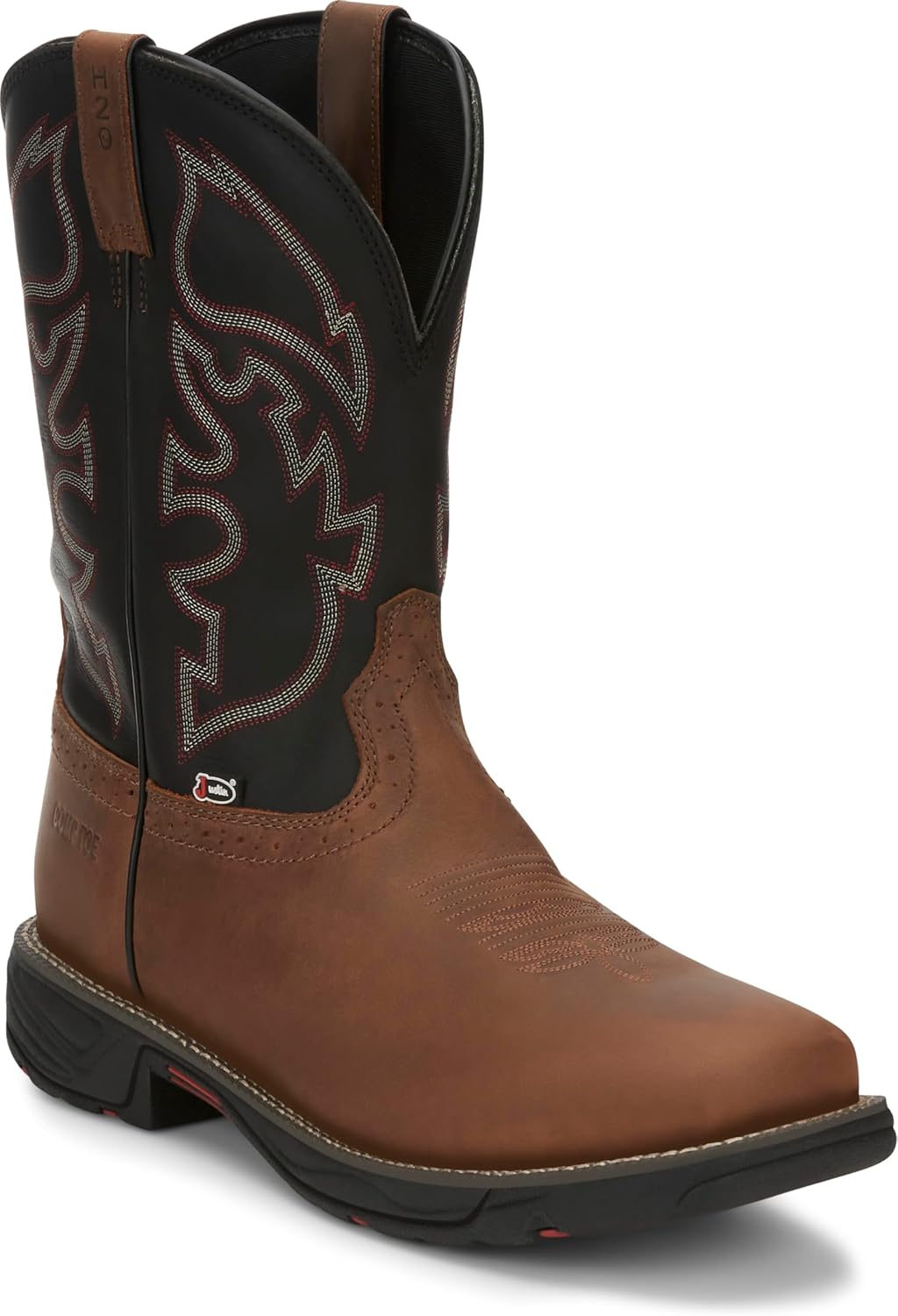 Мужские водонепроницаемые ботинки Justin Rush 11 Stampede, квадратный носок, не из кожи, из прочной коровьей кожи, с композитным носком, защитная рабочая обувь, Tan
Мужские водонепроницаемые ботинки Justin Rush 11 Stampede, квадратный носок, не из кожи, из прочной коровьей кожи, с композитным носком, защитная рабочая обувь, Tan