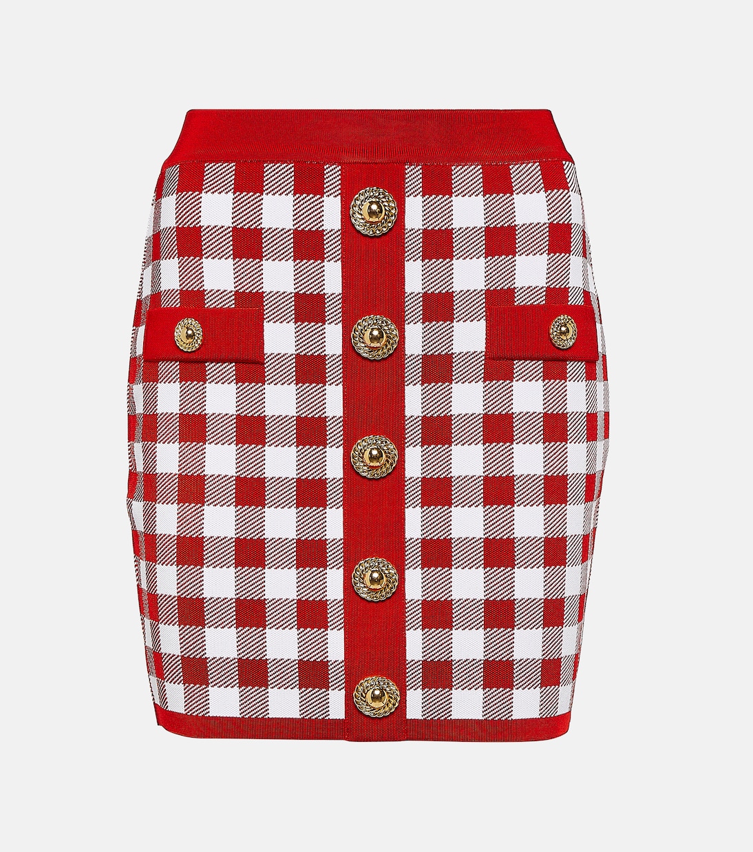 Трикотажная мини-юбка в мелкую клетку Balmain, мультиколор
Трикотажная мини-юбка в мелкую клетку Balmain, мультиколор