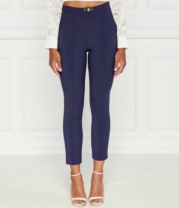 Штаны в форме сигареты Slim fit Elisabetta Franchi, синий
Штаны в форме сигареты Slim fit Elisabetta Franchi, синий