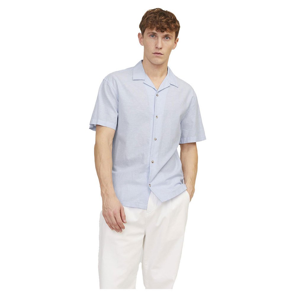 Рубашка с коротким рукавом Jack & Jones Summer Resort Linen, белый
Рубашка с коротким рукавом Jack & Jones Summer Resort Linen, белый