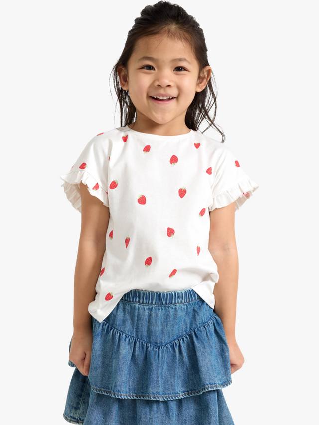 Детская футболка из хлопка с принтом клубники Lindex, Light Dusty White
Детская футболка из хлопка с принтом клубники Lindex, Light Dusty White