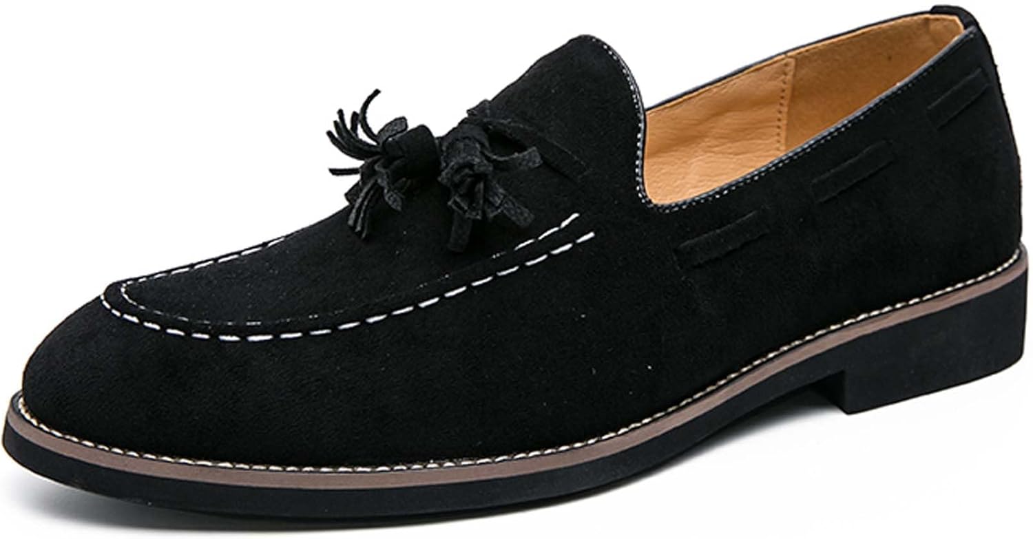 Мужские лоферы Penny из модной замши, деловые, повседневные, формальные туфли, легкие, удобные для ходьбы, вождения, офиса, банкетов, свадеб, костюмов и платьев, кожаная обувь Generic, черный
Мужские лоферы Penny из модной замши, деловые, повседневные, формальные туфли, легкие, удобные для ходьбы, вождения, офиса, банкетов, свадеб, костюмов и платьев, кожаная обувь Generic, черный