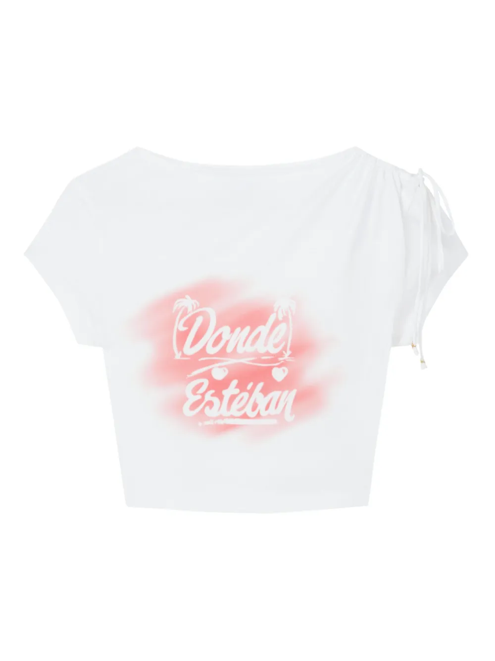 Укороченный топ Bazurto Spray Donde Esteban, белый
Укороченный топ Bazurto Spray Donde Esteban, белый