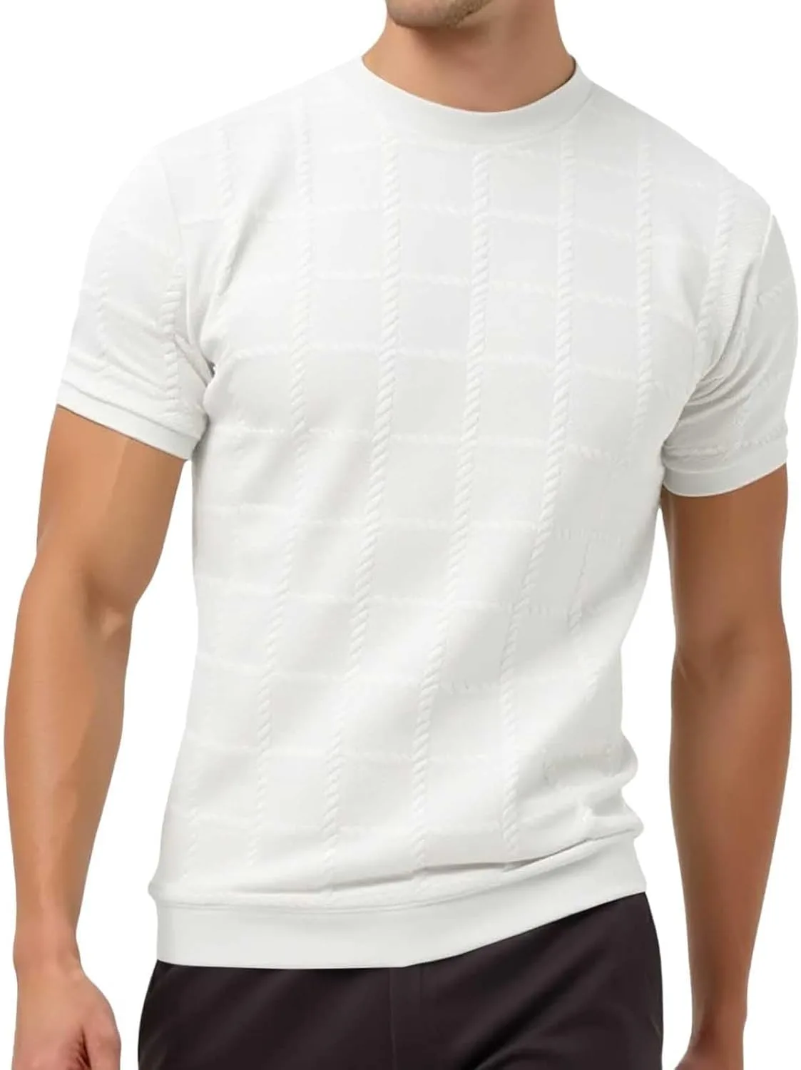 Мужская летняя джерси-рубашка с круглым вырезом
Мужская летняя джерси-рубашка с круглым вырезом