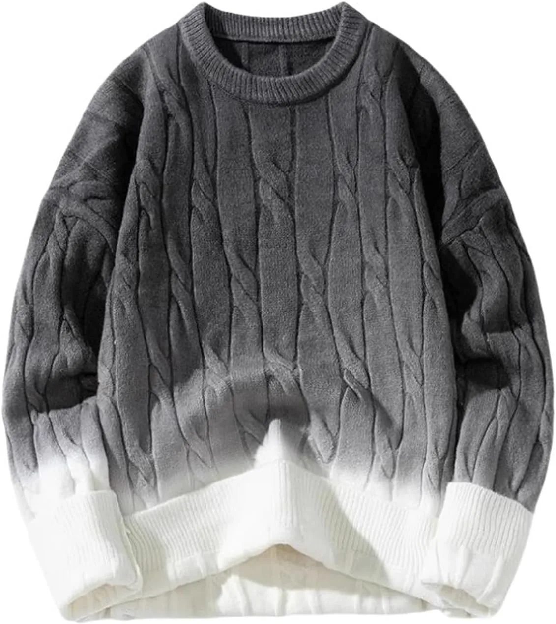 Свитер вязаный кабельной вязкой Fall and Winter, Crew Neck, длинный рукав
Свитер вязаный кабельной вязкой Fall and Winter, Crew Neck, длинный рукав