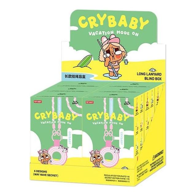 Фигурка Pop Mart CRYBABY Vacation Mode On Series Long Lanyard Seal Cases (6 Blind box)
Фигурка Pop Mart CRYBABY Vacation Mode On Series Long Lanyard Seal Cases (6 Blind box)