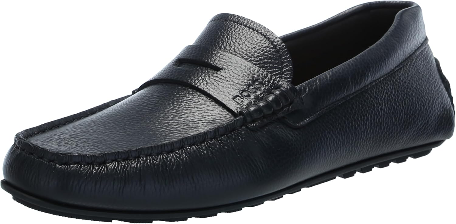 BOSS Мужские мокасины Noel Grainy Leather, Blueberry Blue
BOSS Мужские мокасины Noel Grainy Leather, Blueberry Blue