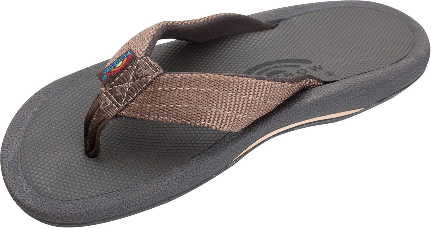 Мужские сандалии Rainbow Mariner с ортопедическим резиновым стелькой и поддержкой свода стопы Rainbow Sandals, темно-коричневый
Мужские сандалии Rainbow Mariner с ортопедическим резиновым стелькой и поддержкой свода стопы Rainbow Sandals, темно-коричневый