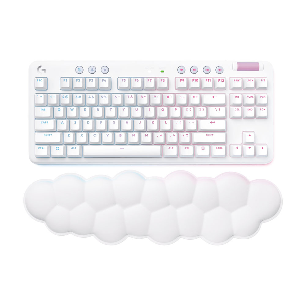 Клавиатура игровая беспроводная Logitech G715, Clicky Switches (GX Blue), белый, английская раскладка
Клавиатура игровая беспроводная Logitech G715, Clicky Switches (GX Blue), белый, английская раскладка