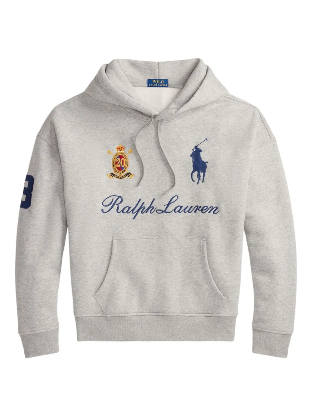 Худи с вышитым логотипом Polo Ralph Lauren, серый
Худи с вышитым логотипом Polo Ralph Lauren, серый