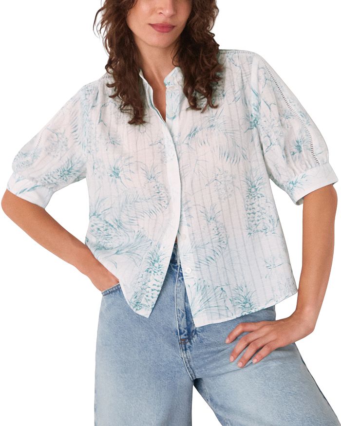 Ананасовая текстурированная рубашка Whistles, мультиколор
Ананасовая текстурированная рубашка Whistles, мультиколор