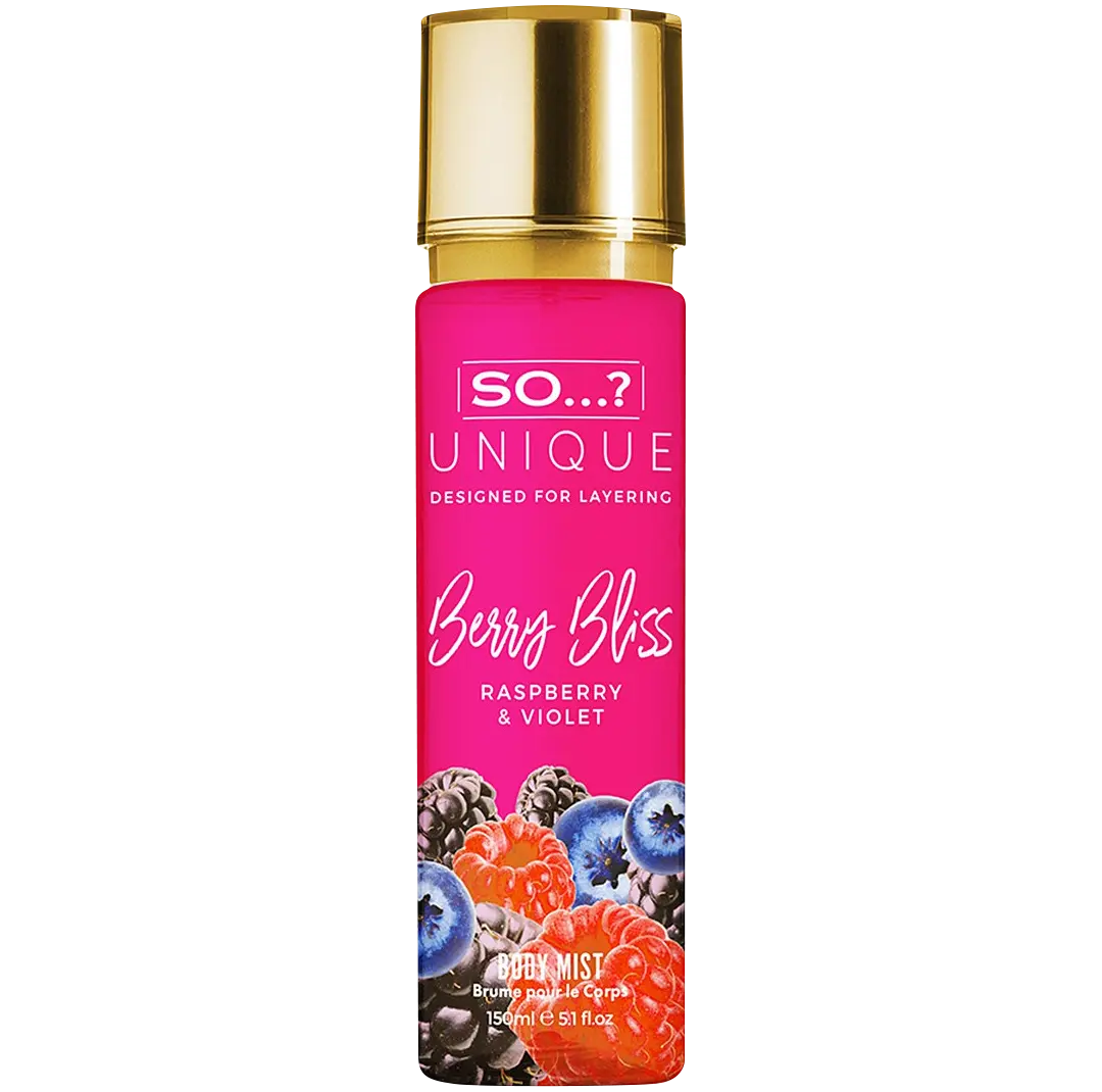 So... Unique Berry Bliss спрей для тела, 150 мл
So... Unique Berry Bliss спрей для тела, 150 мл