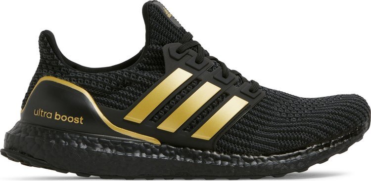 Кроссовки Adidas UltraBoost 4.0 DNA 'Black Matte Gold', черный 
Кроссовки Adidas UltraBoost 4.0 DNA 'Black Matte Gold', черный