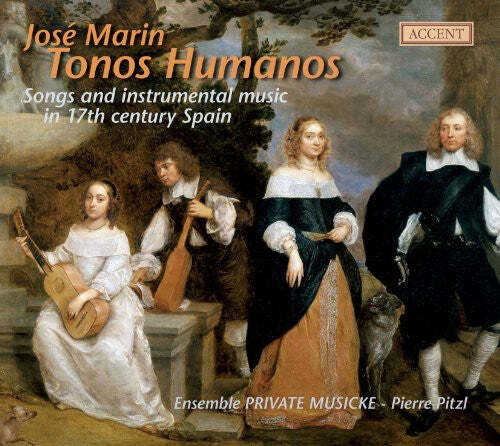 CD диск Marin / Pitzl / Ensemble Private Musicke: Tonos Humanos: Songs & Instr Music 17th Ctry Spain
CD диск Marin / Pitzl / Ensemble Private Musicke: Tonos Humanos: Songs & Instr Music 17th Ctry Spain